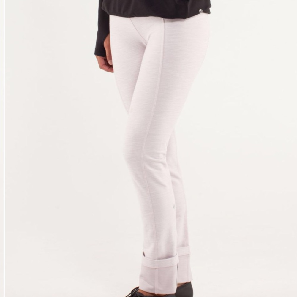 Lululemon blush pedal power tight sz 6 NWT